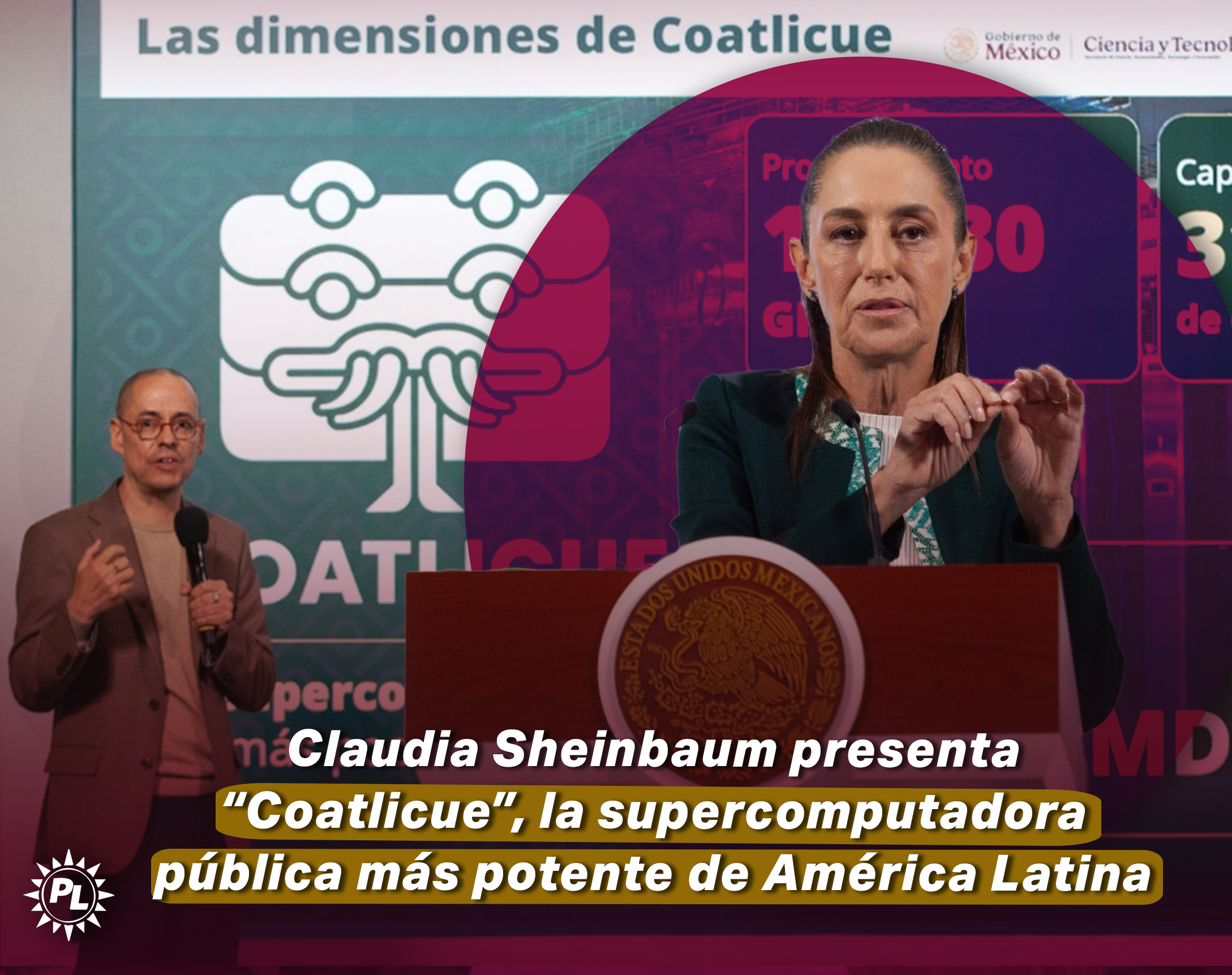 Claudia Sheinbaum presenta “Coatlicue”, la supercomputadora pública que será la más potente de América Latina