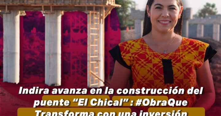 Gobernadora Indira Vizcaíno supervisó avance del 19% en la construcción del puente ‘El Chical’