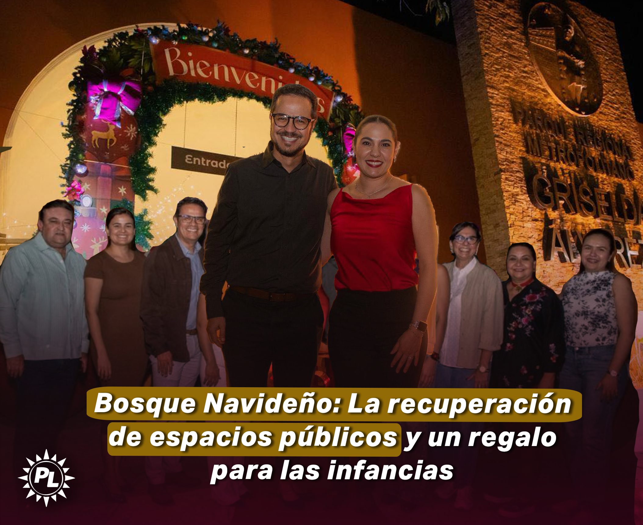 Bosque Navideño: La recuperación de espacios públicos y un regalo para las infancias