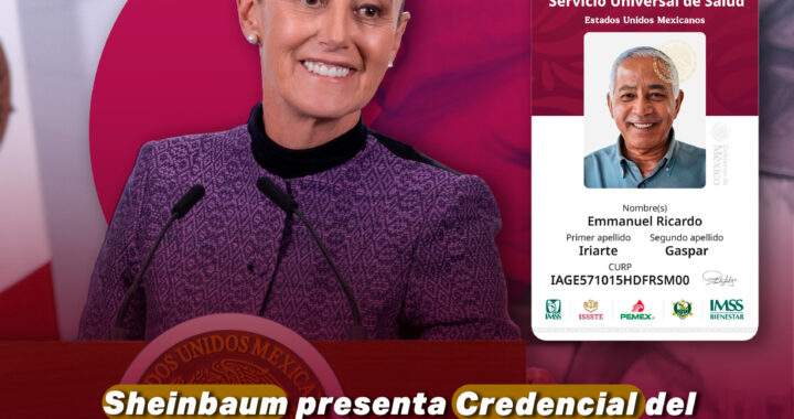 Sheinbaum presenta Credencial del Servicio Universal de Salud: Atención médica sin exclusiones