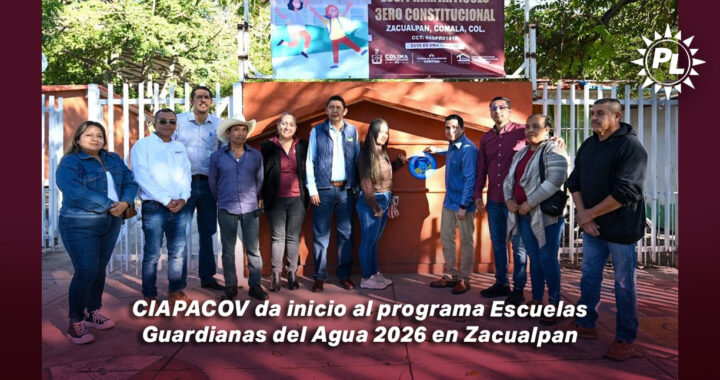 CIAPACOV da inicio al programa Escuelas Guardianas del Agua 2026 en Zacualpan