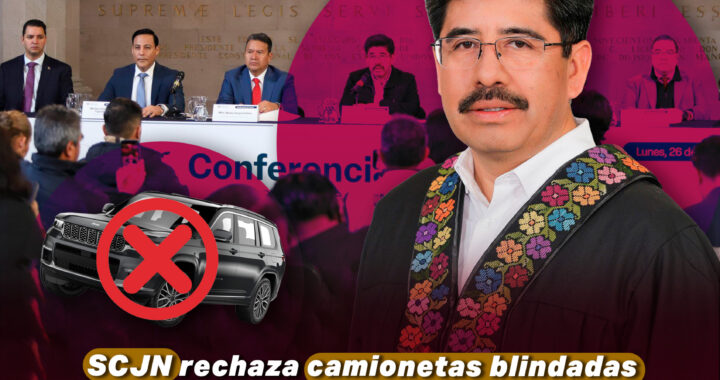 SCJN rechaza usar camionetas blindadas y refuerza política de austeridad responsable
