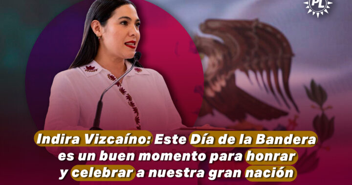 Indira Vizcaíno: Este Día de la Bandera es un buen momento para honrar y celebrar a nuestra gran nación